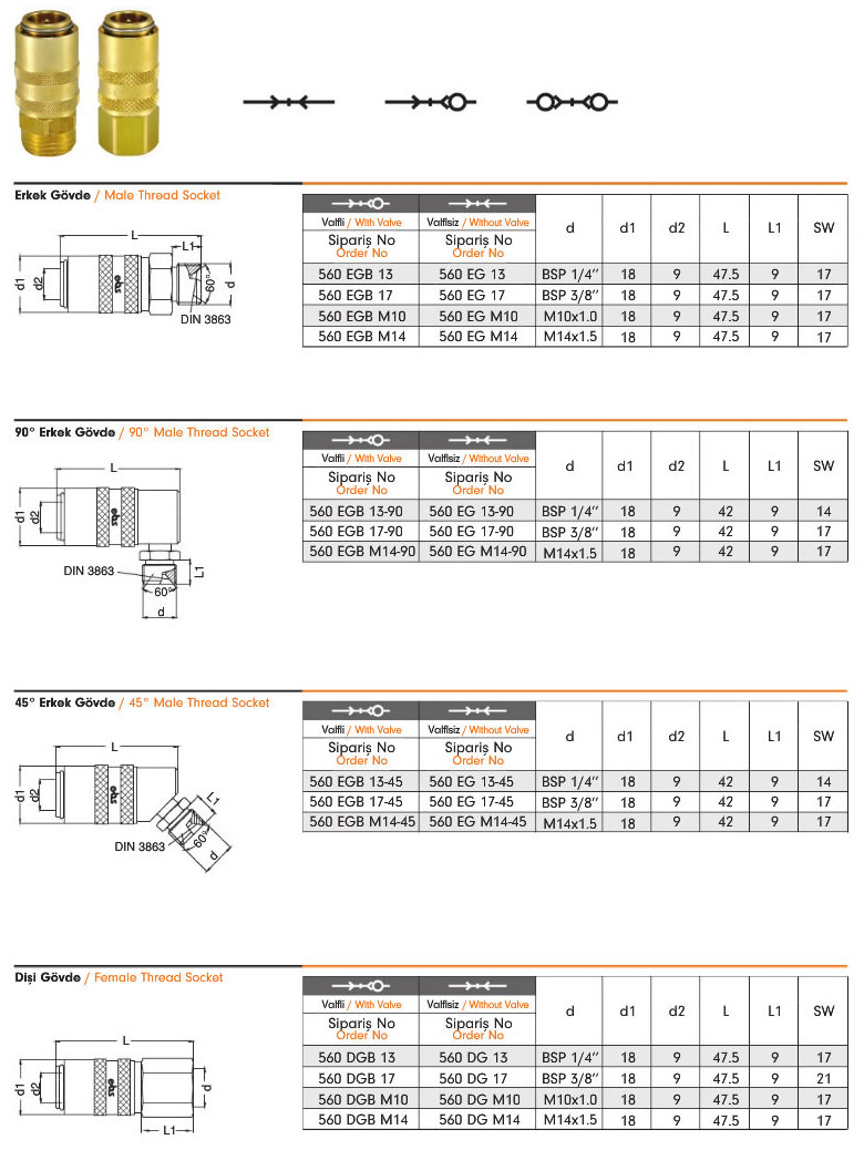 Water Quick Coupling 560
